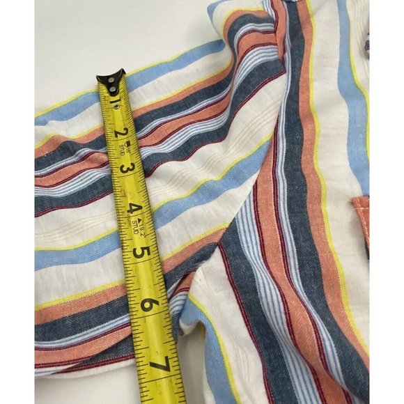 Passport Women Large Multicolored Button Up Long Sleeve Shirt Comfortable Ranch - Picture 11 of 13